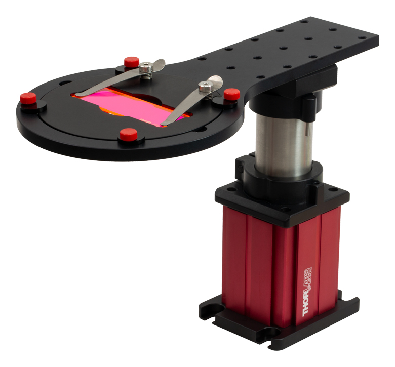 Fluorescent Microscope Slides and Alignment Targets