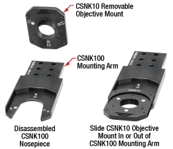 Single Kinematic Objective Holder