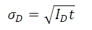 Dark noise equation 1