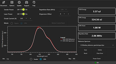 FSLControl GUI for FSLOPAX1 OPA Mode