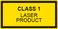 Class 3B Laser Sticker