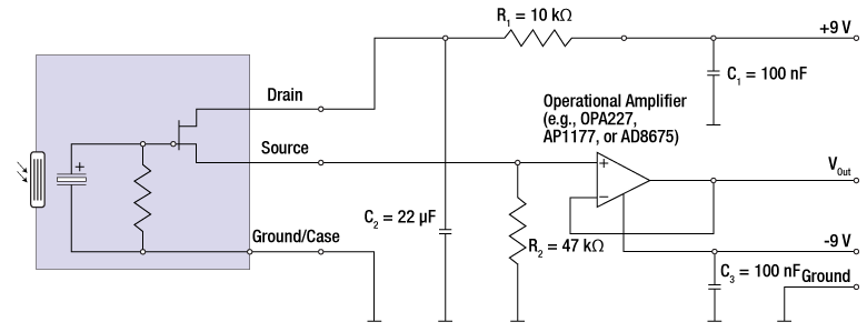 Example Circuit for EPD13 Detector