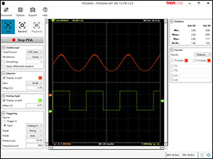 PDA GUI Live Mode