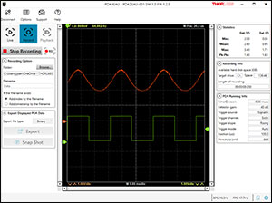 PDA GUI Record Mode