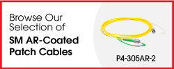 Browse Our Selection of SM AR-Coated Patch Cables