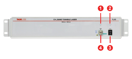 Tunable Laser Source Front Panel
