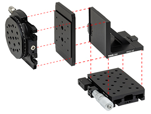 Vertical Rotation Translation Stage