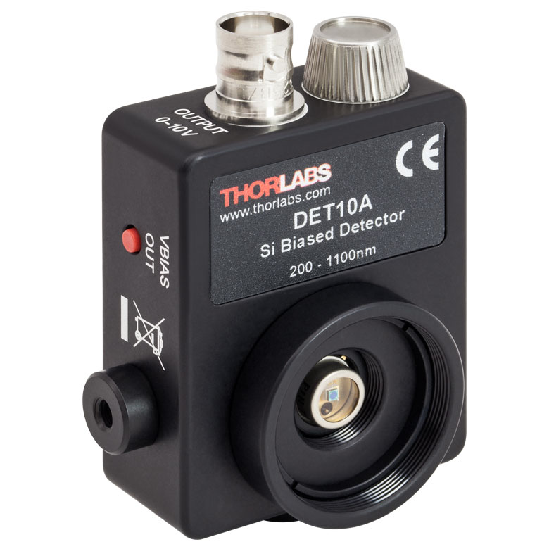 Thorlabs DET10A Si Detector, 200 1100 nm, 1 ns Rise Time, 0.8 mm 2