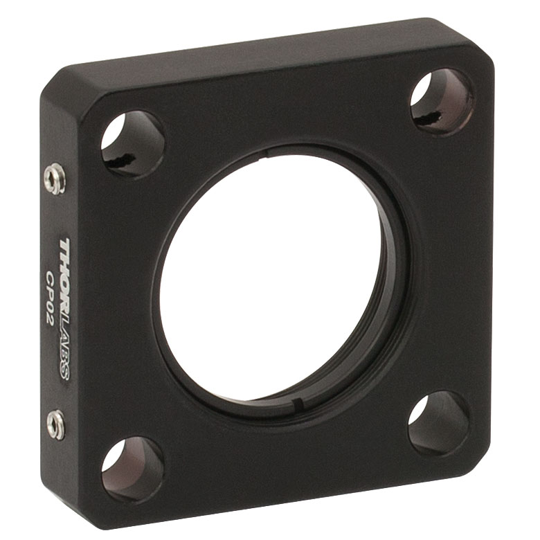 Thorlabs CP02 SM1Threaded 30 mm Cage Plate, 0.35" Thick, 2 Retaining