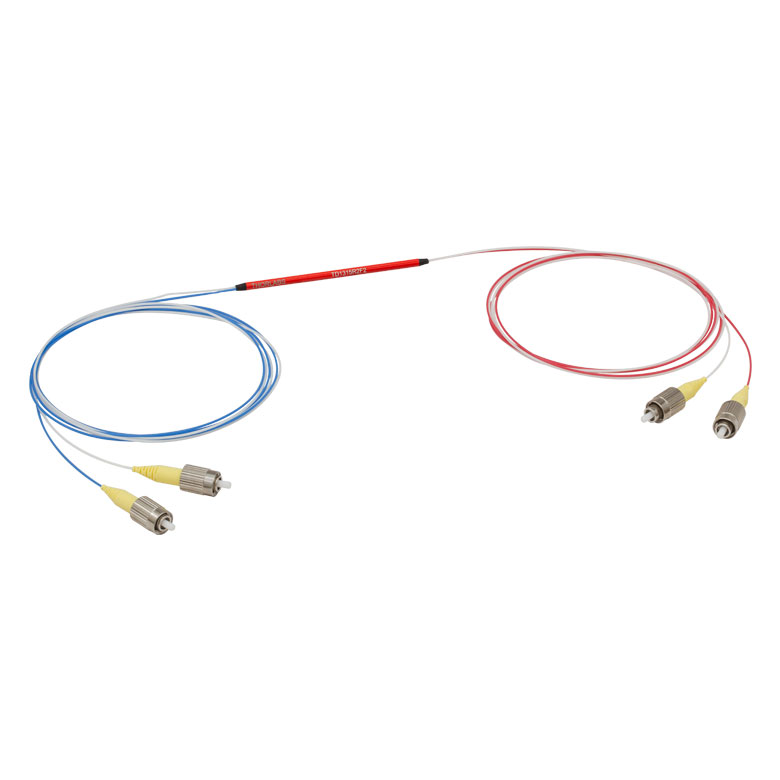 Thorlabs - TD1315R2F2 2x2 SM Coupler, 1310/1550 nm, 90:10