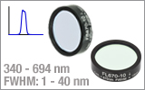 Soft-Coated UV/VIS<br/>Bandpass Filters