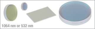 UV Fused Silica Plate Beamsplitters (Nd:YAG)