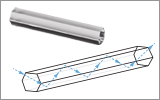 Hexagonal Light Mixing Rod