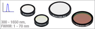 Hard-Coated UV/VIS/NIR Bandpass Filters