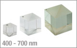 Visible Non-Polarizing Beamsplitter Cubes