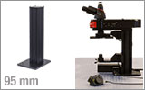 95 mm Optical Rails for Microscopy
