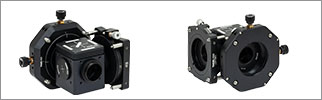 Two-Camera Mounts for Microscopes