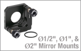 Threaded, 2 Adjuster Kinematic Mirror Mounts