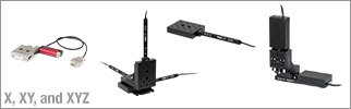25 mm or 1" Travel Stages